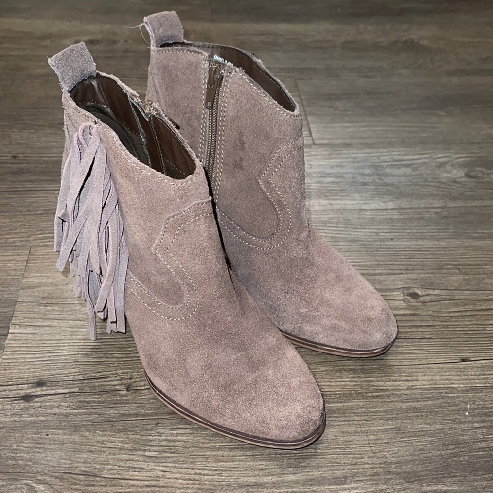 Steve Madden Fringe Booties
